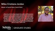 Miles Cristiano Jordan - Master of Social Work - Social Work 