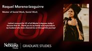 Raquel Moreno-Izaguirre - Master of Social Work - Social Work 
