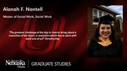 Alanah F. Nantell - Master of Social Work - Social Work 