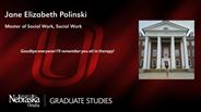 Jane Elizabeth Polinski - Master of Social Work - Social Work 