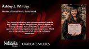 Ashley J. Whitley - Master of Social Work - Social Work 