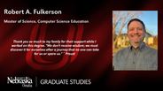 Robert Fulkerson - Master of Science - Computer Science Education 
