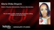 Gloria Chika Onyarin - Master of Business Administration - Business Administration