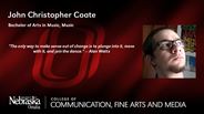 John Christopher Coate - Bachelor of Arts in Music - Music