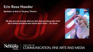 Erin Rose Haeder - Bachelor of Arts in Theatre - Theatre