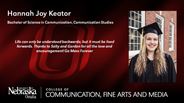 Hannah Joy Keator - Bachelor of Science in Communication - Communication Studies