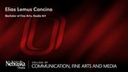 Elias Lemus Cancino - Bachelor of Fine Arts - Studio Art