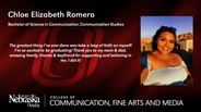 Chloe Elizabeth Romero - Bachelor of Science in Communication - Communication Studies