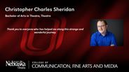 Christopher Charles Sheridan - Bachelor of Arts in Theatre - Theatre