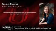 Taelore Stearns - Bachelor of Arts in Theatre - Theatre
