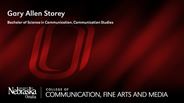 Gary Allen Storey - Bachelor of Science in Communication - Communication Studies