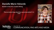 Danielle Marie Valverde - Bachelor of Fine Arts - Creative Writing 