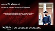 Jahad Al Makdami - Bachelor of Science in Architectural Engineering