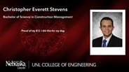 Christopher Everett Stevens - Bachelor of Science in Construction Management