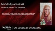 Michelle Lynn Stolinski - Bachelor of Science in Civil Engineering