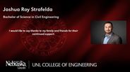 Joshua Roy Strafelda - Bachelor of Science in Civil Engineering