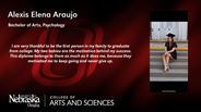 Alexis Elena Araujo - Bachelor of Arts - Psychology