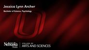 Jessica Lynn Archer - Bachelor of Science - Psychology