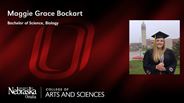 Maggie Grace Bockart - Bachelor of Science - Biology