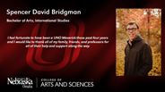 Spencer David Bridgman - Bachelor of Arts - International Studies