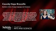 Cassidy Hope Brocaille - Bachelor of Arts - Foreign Language and Literature