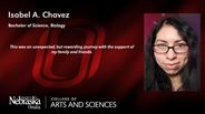 Isabel A. Chavez - Bachelor of Science - Biology