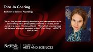 Tara Jo Goering - Bachelor of Science - Psychology