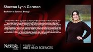 Shawna Lynn Gorman - Bachelor of Science - Biology