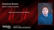 Cameron Grams - Bachelor of Science - Chemistry