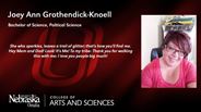 Joey Ann Grothendick-Knoell - Bachelor of Science - Political Science