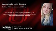 Alexandria Lynn Larsen - Bachelor of Science - Environmental Science