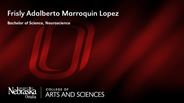 Frisly Adalberto Marroquin Lopez - Bachelor of Science - Neuroscience