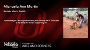 Michaela Ann Martin - Bachelor of Arts - English