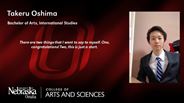 Takeru Oshima - Bachelor of Arts - International Studies
