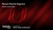 Roman Patrick Pagnano - Bachelor of Arts - English
