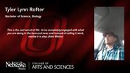 Tyler Lynn Rafter - Bachelor of Science - Biology