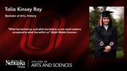 Talia Kinsey Ray - Bachelor of Arts - History