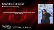 Kyleah Maree Schmidt - Bachelor of Science - Psychology