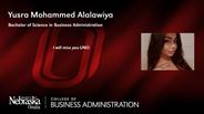 Yusra Mohammed Alalawiya - Bachelor of Science in Business Administration