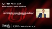 Tyler Jon Andreasen - Bachelor of Science in Business Administration