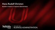 Hans Rudolf Christen - Bachelor of Science in Business Administration