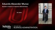 Eduardo Alexander Munoz - Bachelor of Science in Business Administration
