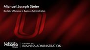 Michael Joseph Steier - Bachelor of Science in Business Administration