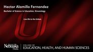 Hector Alamillo Fernandez - Bachelor of Science in Education - Kinesiology 