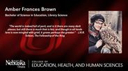 Amber Frances Brown - Bachelor of Science in Education - Library Science 