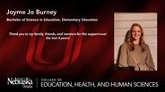 Jayme Jo Burney - Bachelor of Science in Education - Elementary Education 