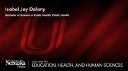 Isabel Joy Delany - Bachelor of Science in Public Health - Public Health
