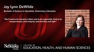 Joy Lynn DeWilde - Bachelor of Science in Education - Elementary Education 