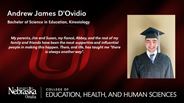 Andrew James D'Ovidio - Bachelor of Science in Education - Kinesiology 
