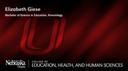 Elizabeth Giese - Bachelor of Science in Education - Kinesiology 